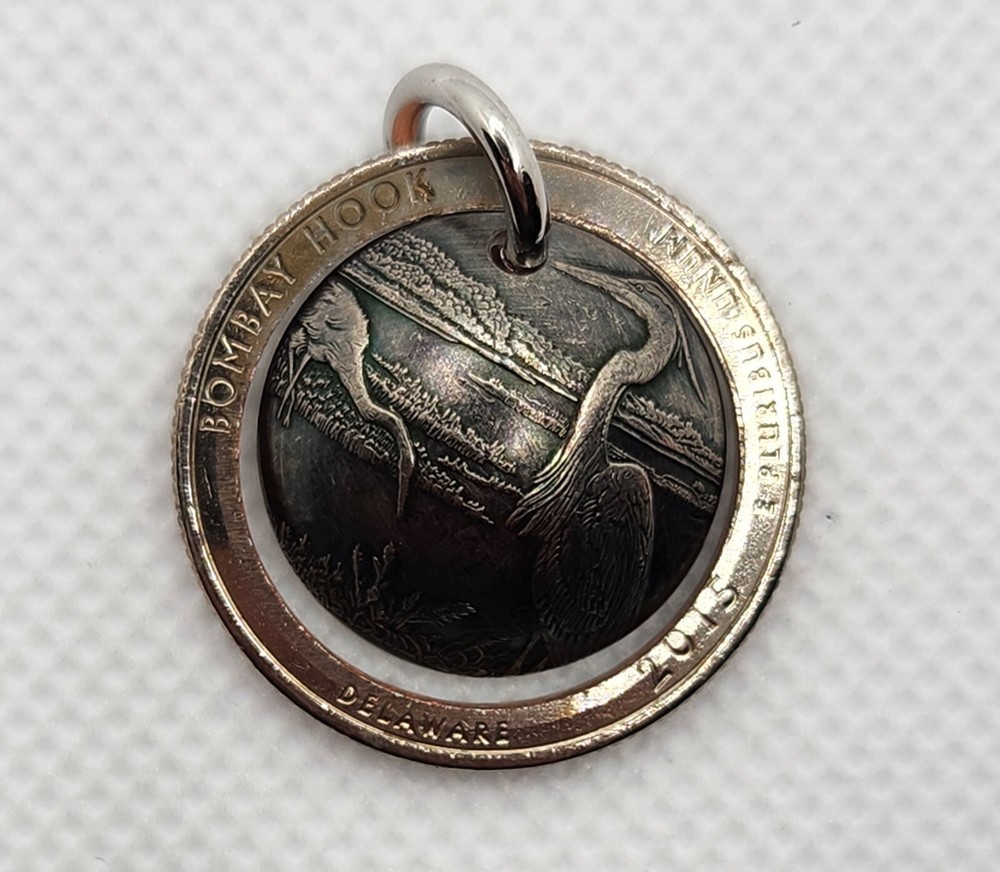 US QUARTER Coin Pendant