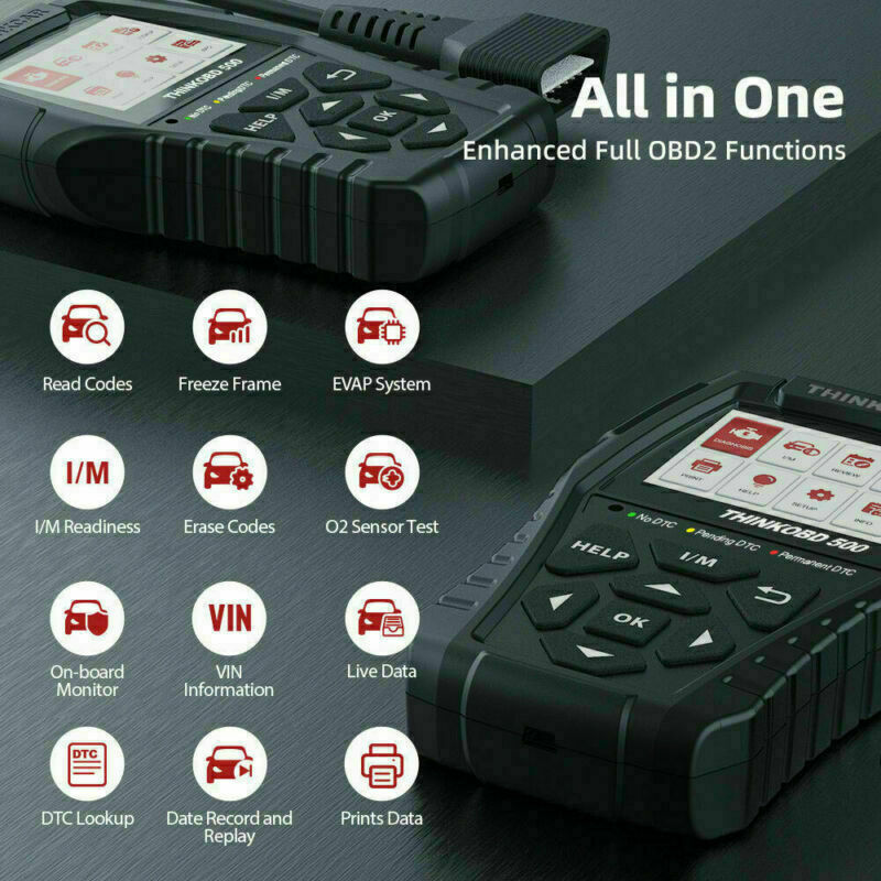Automotive OBD2 Scanner OBD Code Reader Check Engine Faul Car Diagnostic Tool US