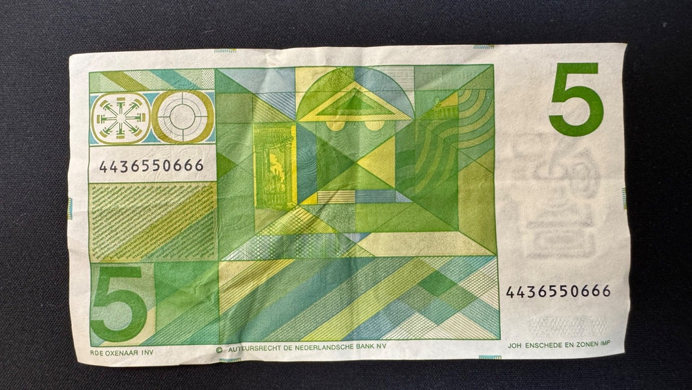 Nederland Banknotes 5 Gulden - 1973