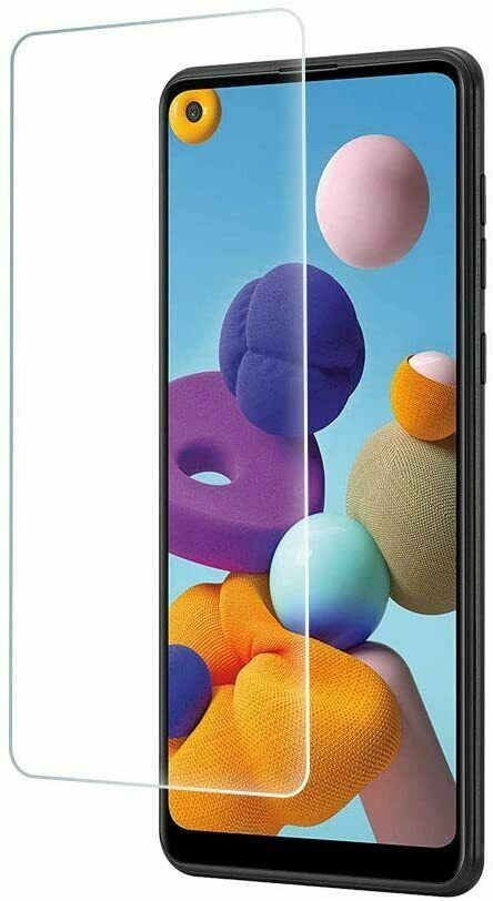 2 Pack For Samsung Galaxy A21 Tempered Glass Screen Protector Premium Guard