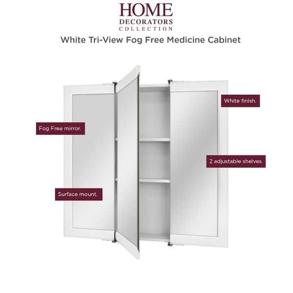 Home Decorators Collection 30" W x 29" H Rectangular Medicine Cabinet w/ Mirror