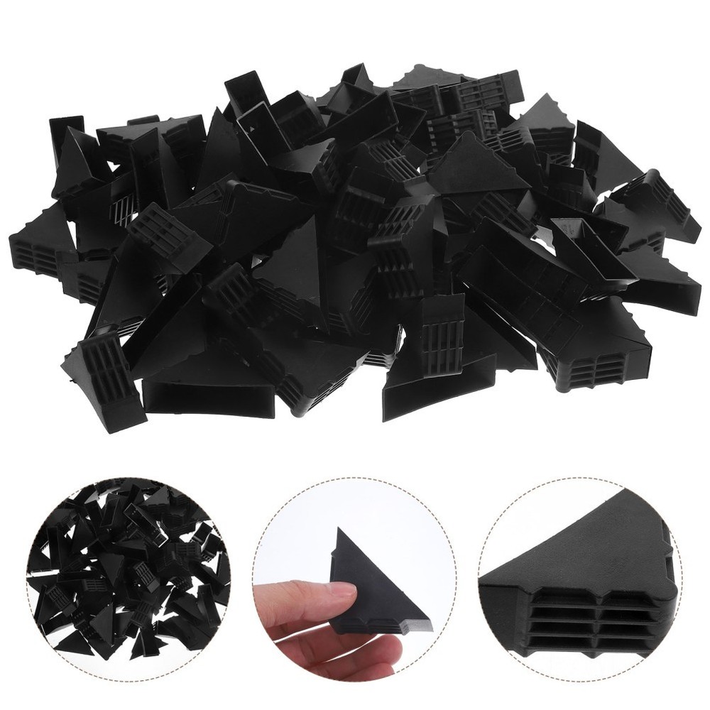 100 Pcs Photo Frame Corner Protectors Triangle Plastic Guards Corners