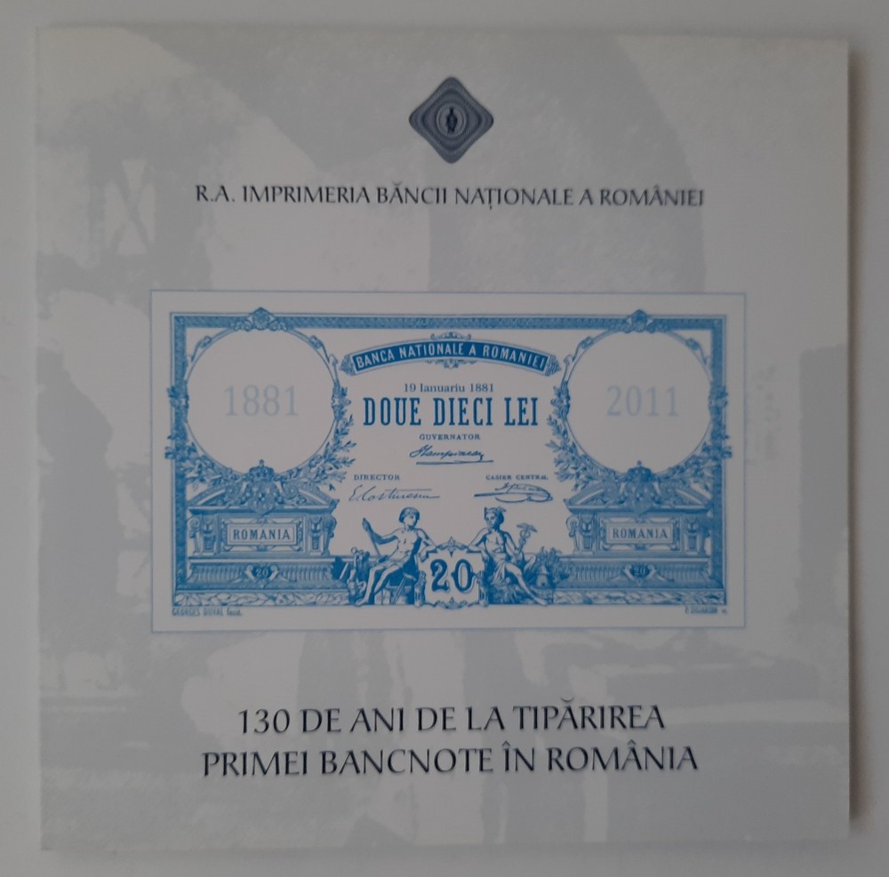 ROMANIA - 130 ANI (YEARS) Commem 1881-2011 - POLYMER - w Orginal Numbered Folder