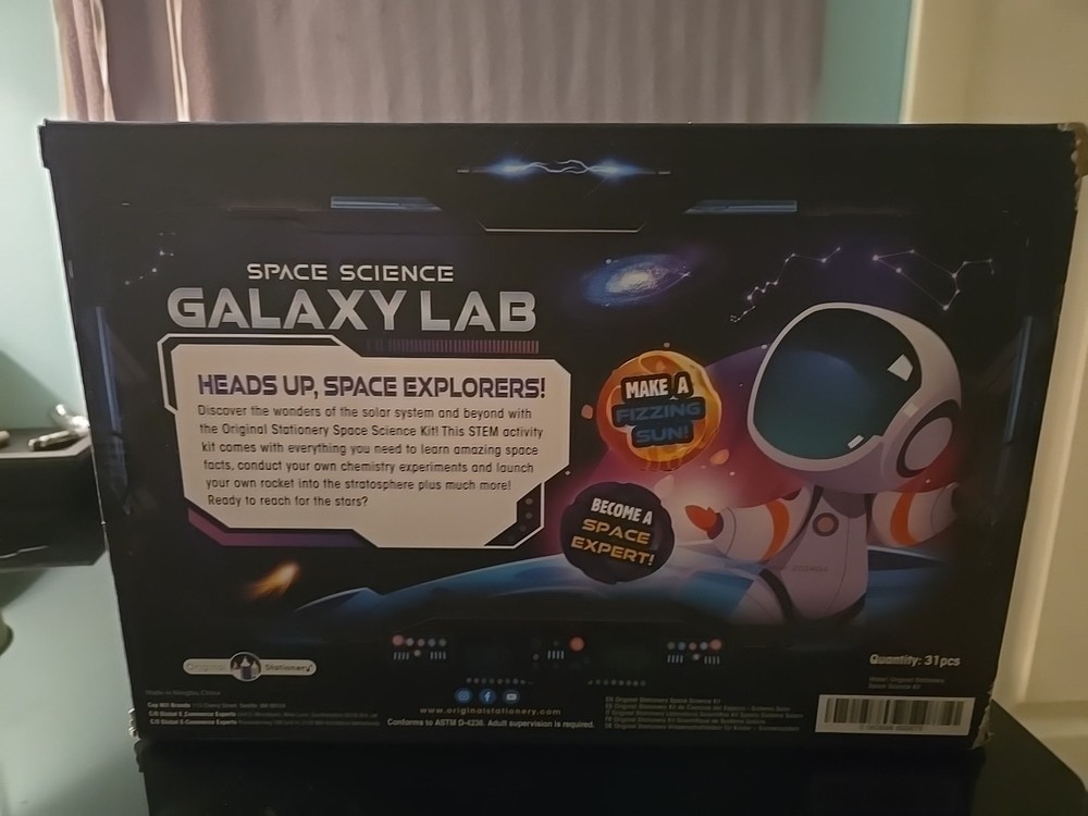 Space Science Galaxy Lab - 7 Awesome Activities Science Experiments NEW