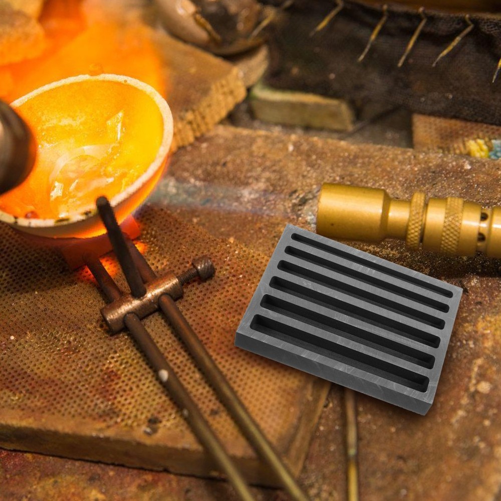 Graphite Ingot Mould Molds for Casting Gold Silver Ingots Designs