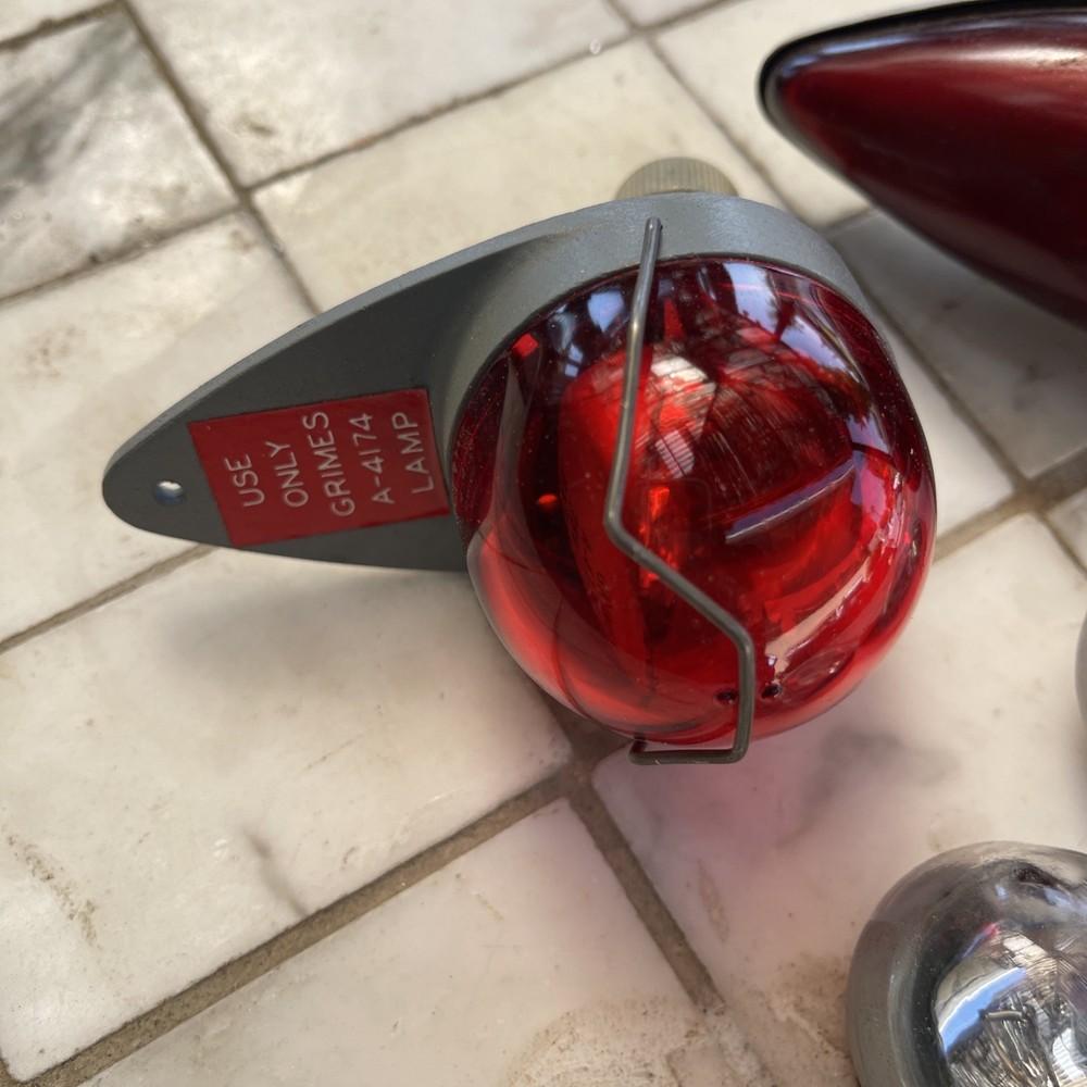 Grimes Light Red Aircraft Vintage