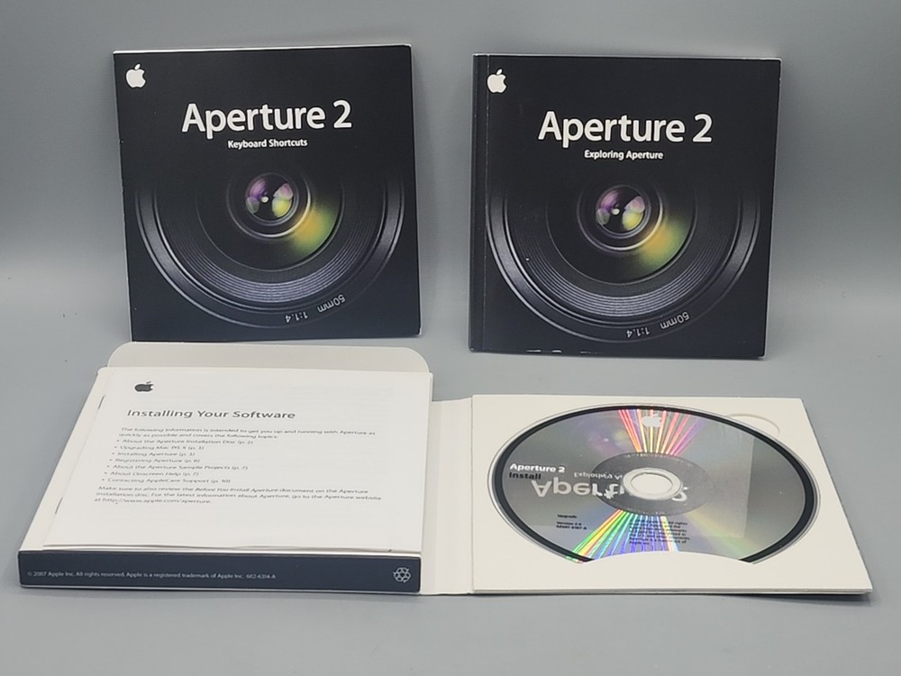 Apple Aperture 2 Photo Editing & Management Pre Owned