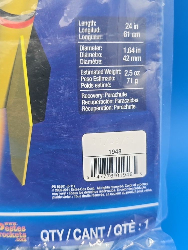 Estes Big Bertha Both Designs Kit 1948