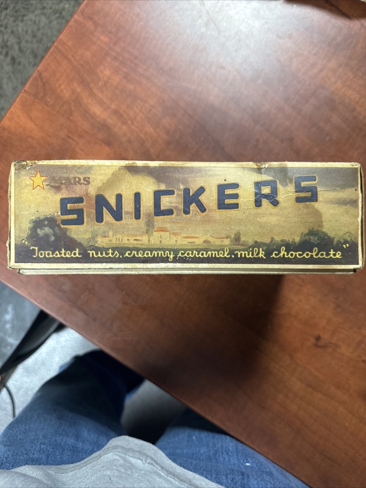 Rare Vintage 5 Cent Mars Snickers Box
