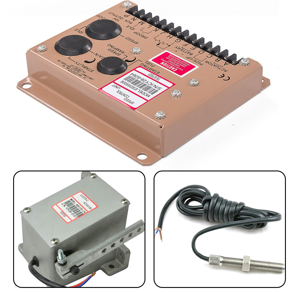 12V Governor ESD5500E Series Electronic Engine Speed Controller +ADC120 Actuator
