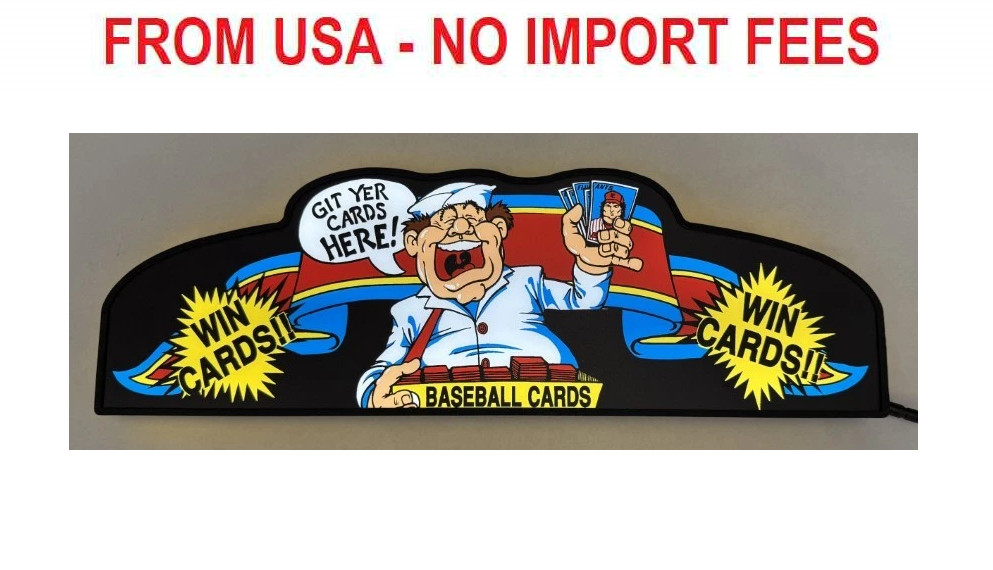 Slugfest Topper Pinball Pin-Sign Extra Large