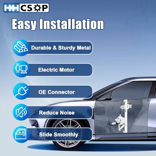 Front Right Passenger Side Power Window Regulator w/Motor Assembly Replacement