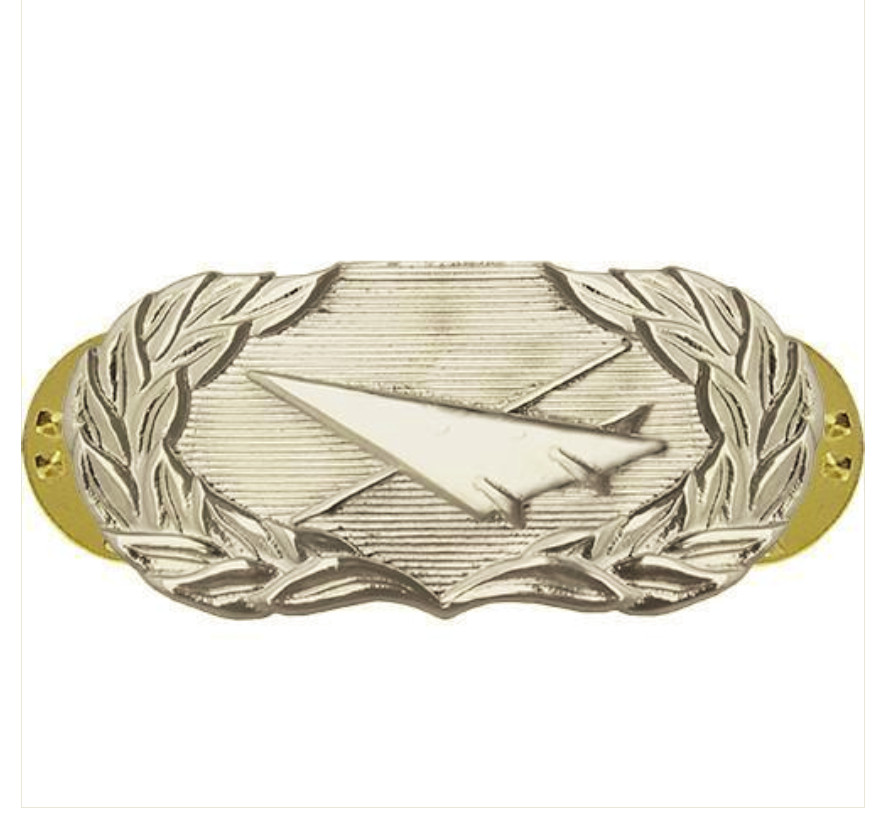 Vanguard AIR FORCE BADGE: HISTORIAN - MIDSIZE