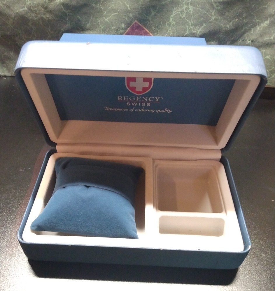Regency Swiss mens watch box