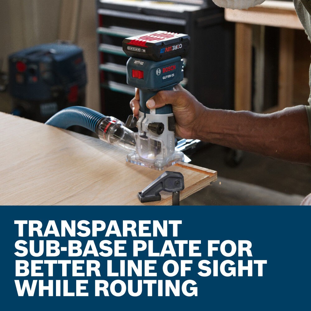 Bosch 18V Laminate Trim Router (Bare Tool) Refurbished