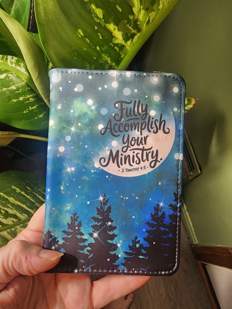 JW Mini Tract Holder - Moonlight - Personalized