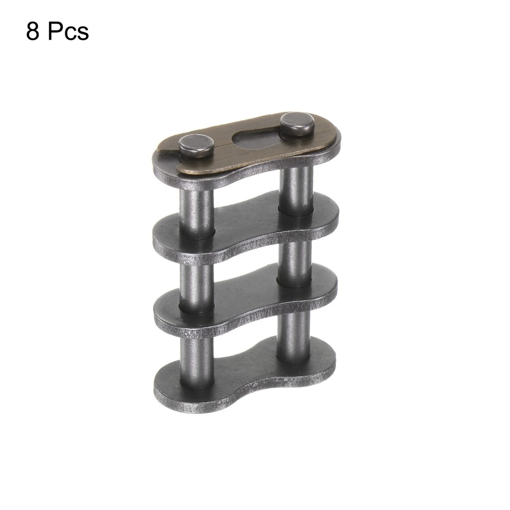 8PACK #60-2 Double Roller Chain Connecting Links 19.05mm Pitch Chain Master