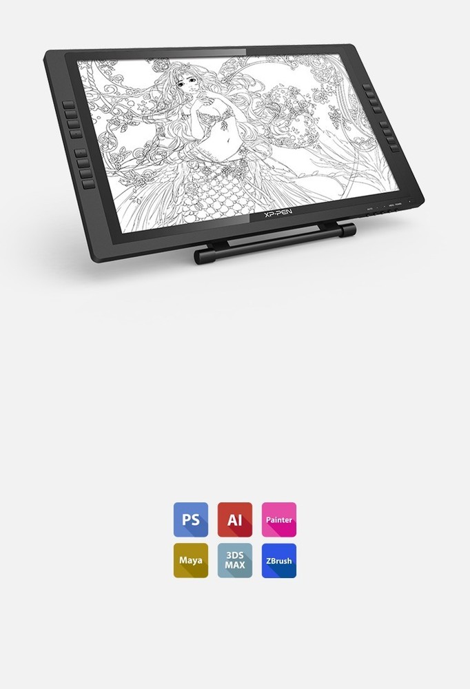 Xp-pen Artist 22E Pro Graphics Tablet - Black