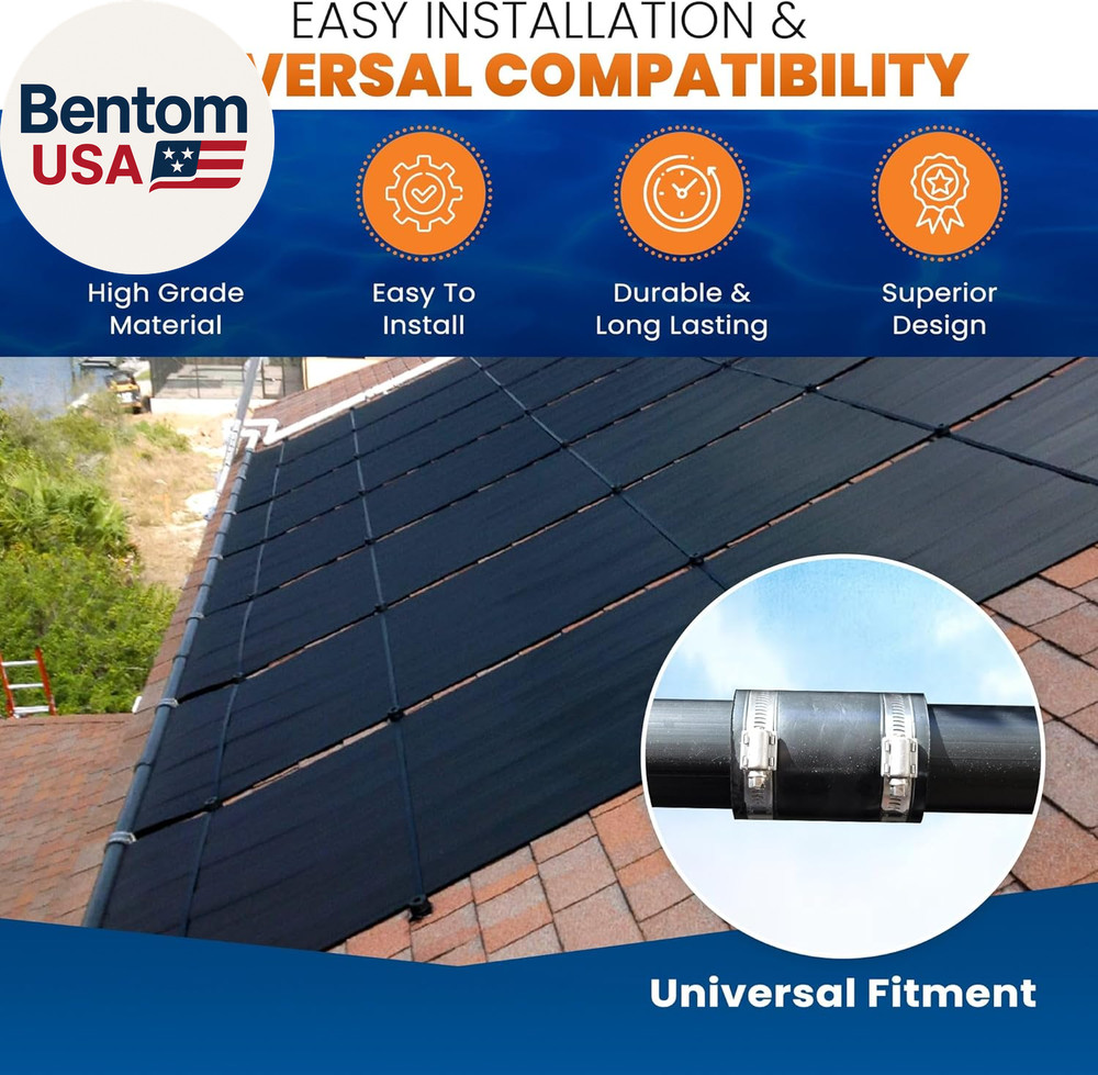 Highest Performing Design - Universal Solar Pool Heater Panel Replacement - 15-2