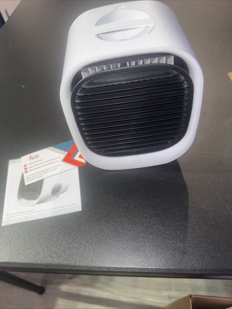 Large Tank Portable Air Cooler with 3 Speeds - Perfect for -Round Comfort