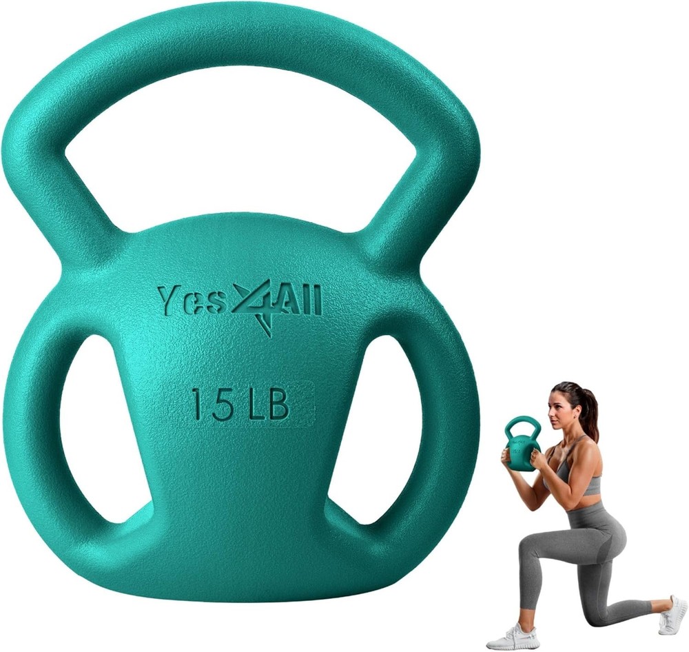Kettlebell Strength Training Kettlebells Women Wide Multi-grip Textured Handle