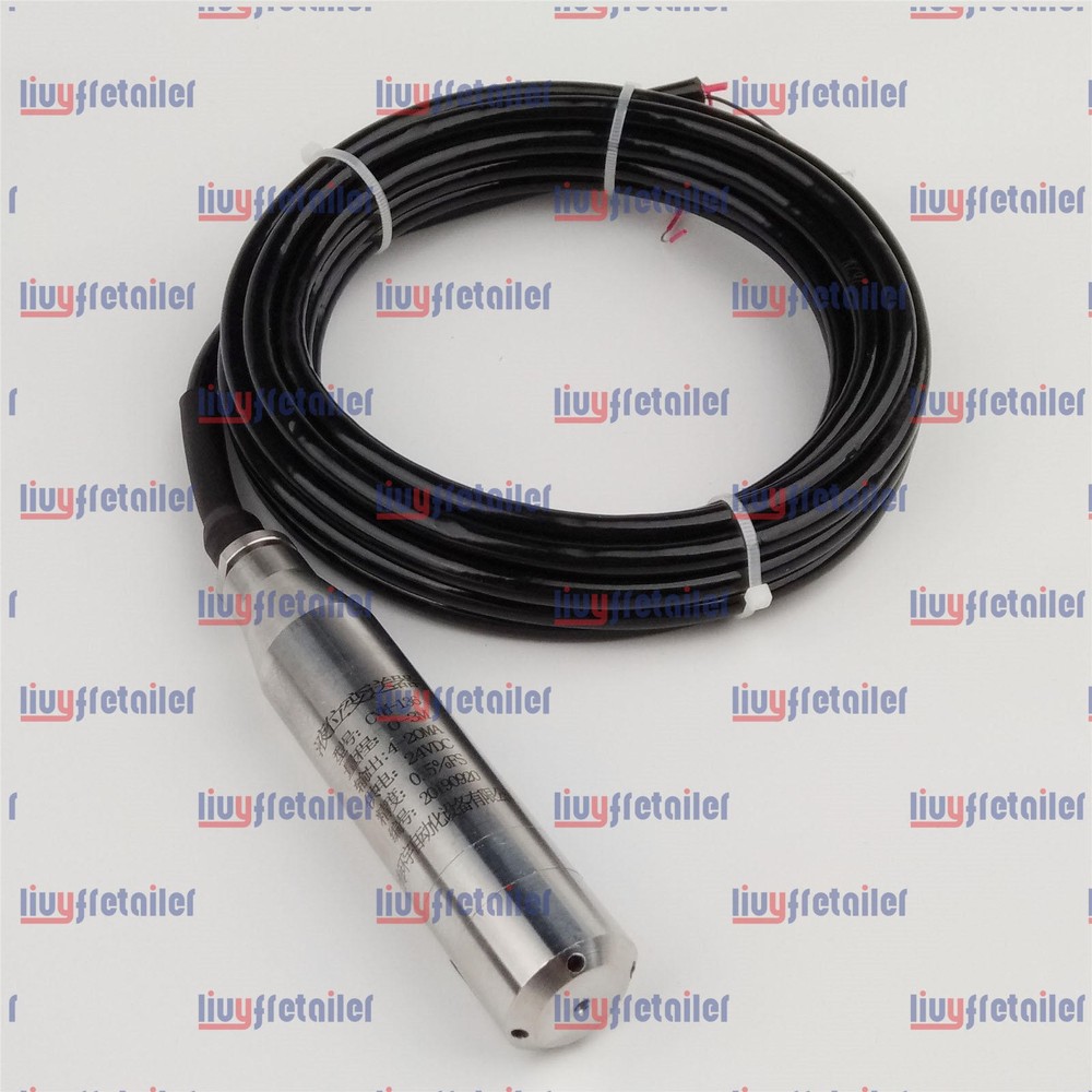ONE 4-20MA 3.0m Range Water Level Transmitter Liquid Level Transducer Sensor NEW