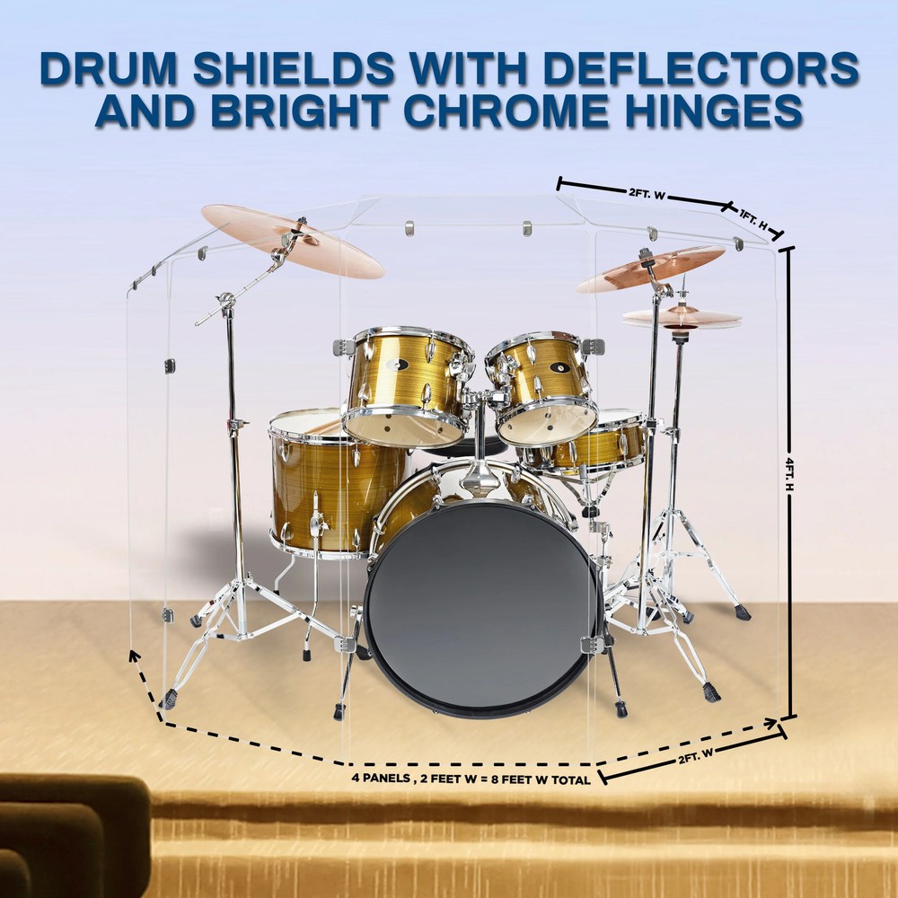 Drum Shield 2 ft. x 4 ft. Panel