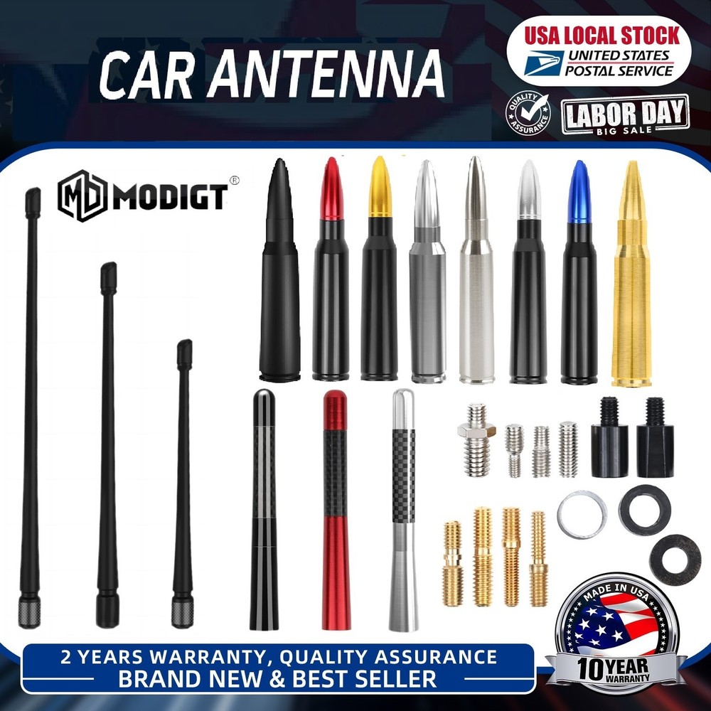 Replace for Vehicles Motorcycle Accessories General Antenna W/Screws Multi-type