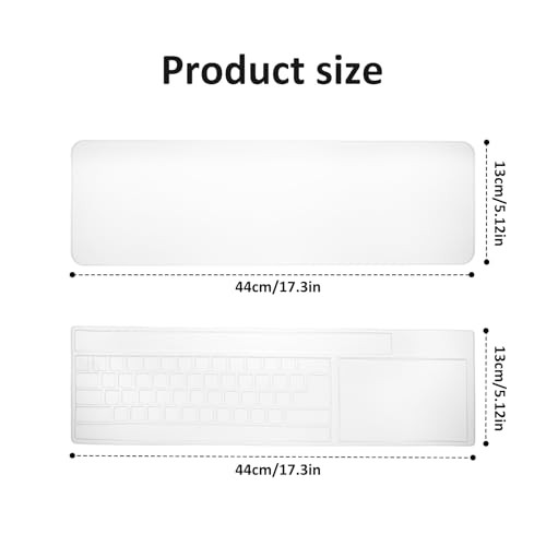 Universal Silicone Keyboard Cover Protector Skin for Desktop Computer Keys