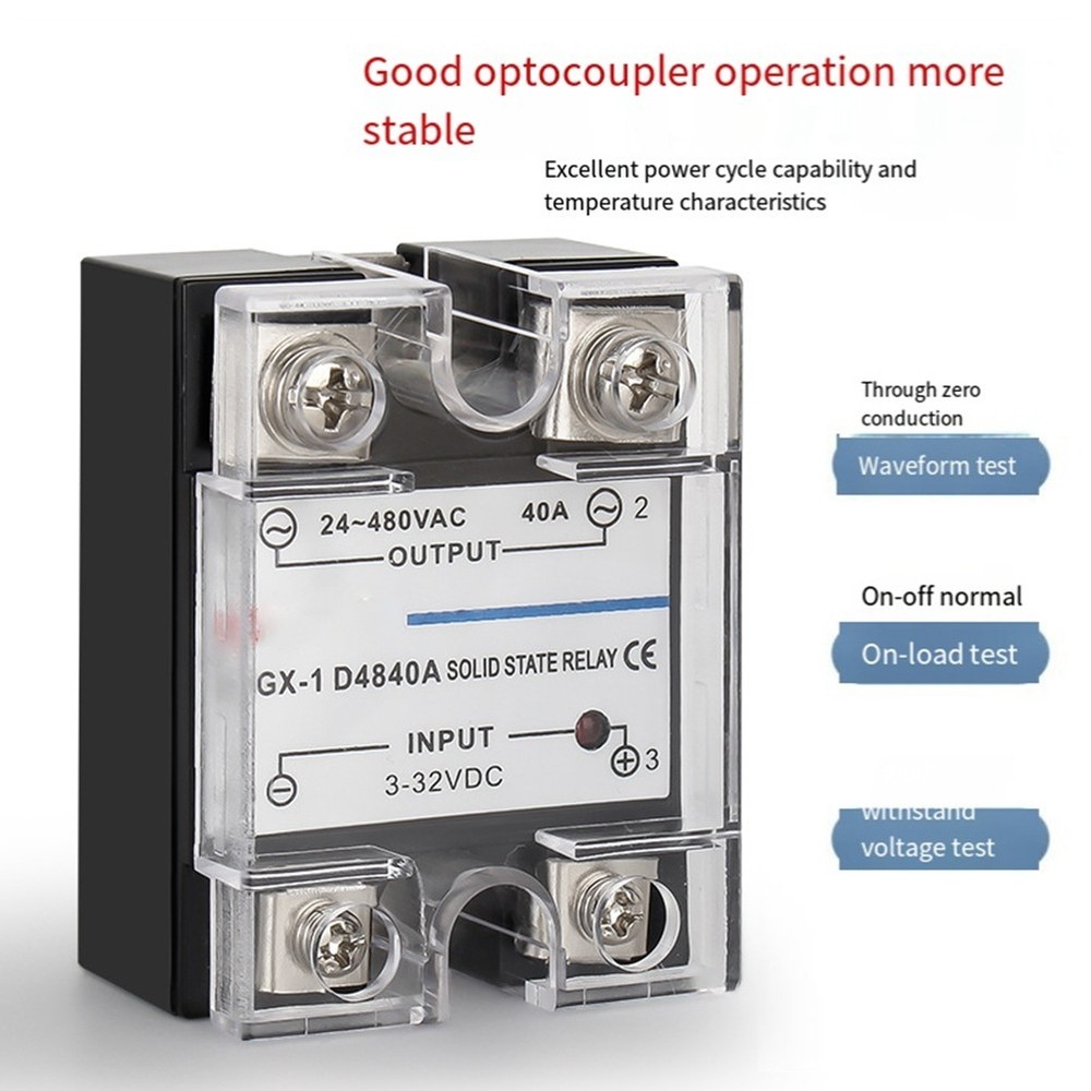 Single Phase Solid State Relay, Single Phase SSR, DC Control, AC Semiconductor r8366