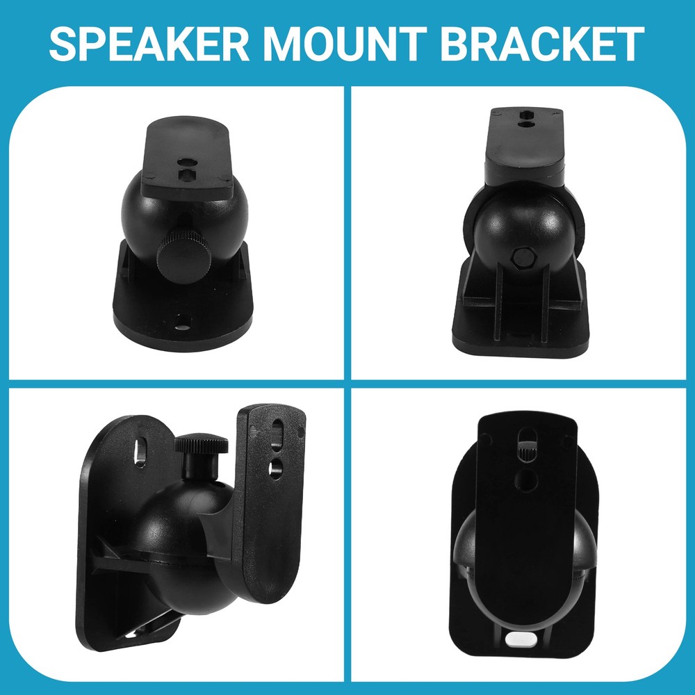 4PCS Universal Speaker Wall Mount Bracket Ceiling Stand Clamp with2799
