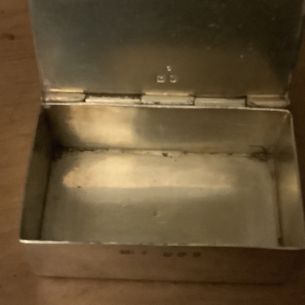 Solid Silver Stamp Box by Stokes & Ireland Ltd Chester 1898