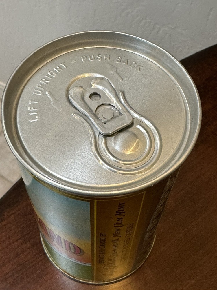 Schell's Deer Brand Export II - Empty Beer Can Bottom Opened - colorful clean
