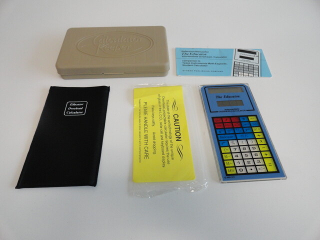 Lot of 5 The Educator Basic and Intermediate Overhead Calculator