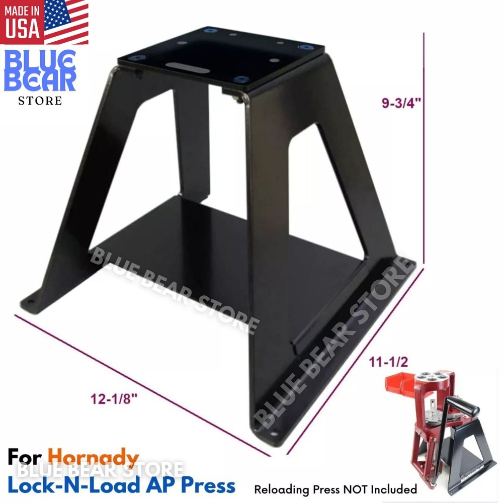 Bench Mount Riser Stand for Hornady Lock-N-Load AP Progressive Reloading Press
