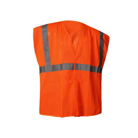 Condor 786F75 Class 2, Orange, Hook-And-Loop, Mesh, No