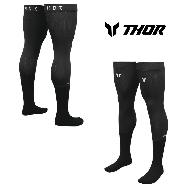 Thor Comp Socks Black Compression Base Layer MX Offroad - Pick Size