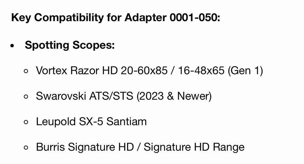 Ollin snap shot adapter