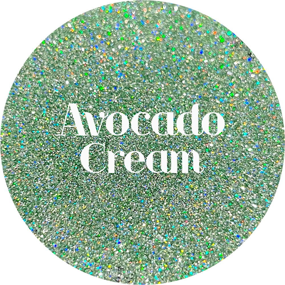 Premium Polyester Glitter - Sage Green Holographic Fine