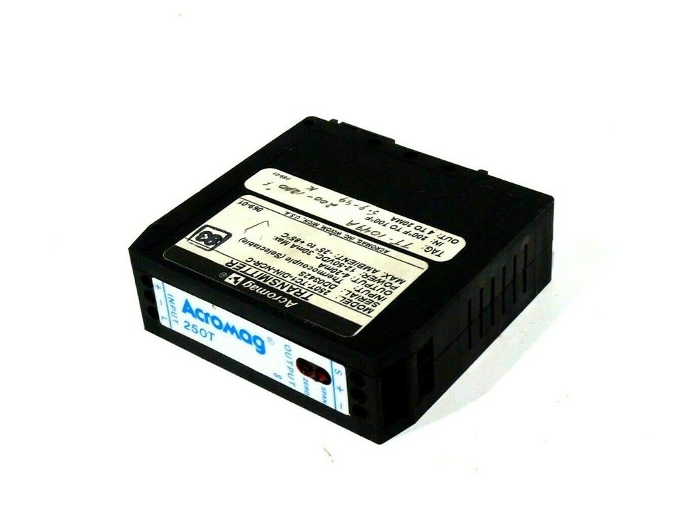 USED ACROMAG 250T-TC1-DIN-NCR-C TRANSMITTER 250TTC1DINNCRC