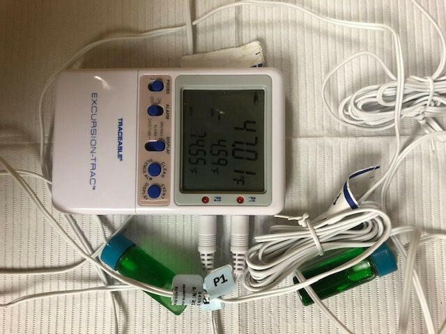 Traceable Excusion-Trac thermometer double probe data logger