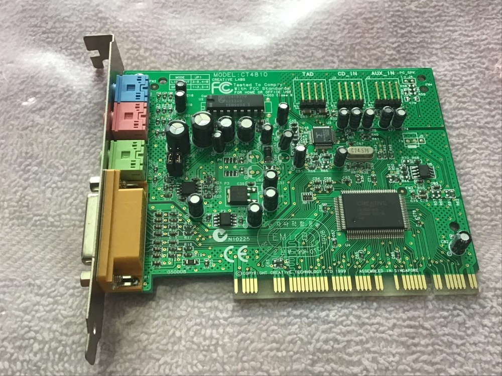 Creative Labs CT4810 Audio Card  Vintage