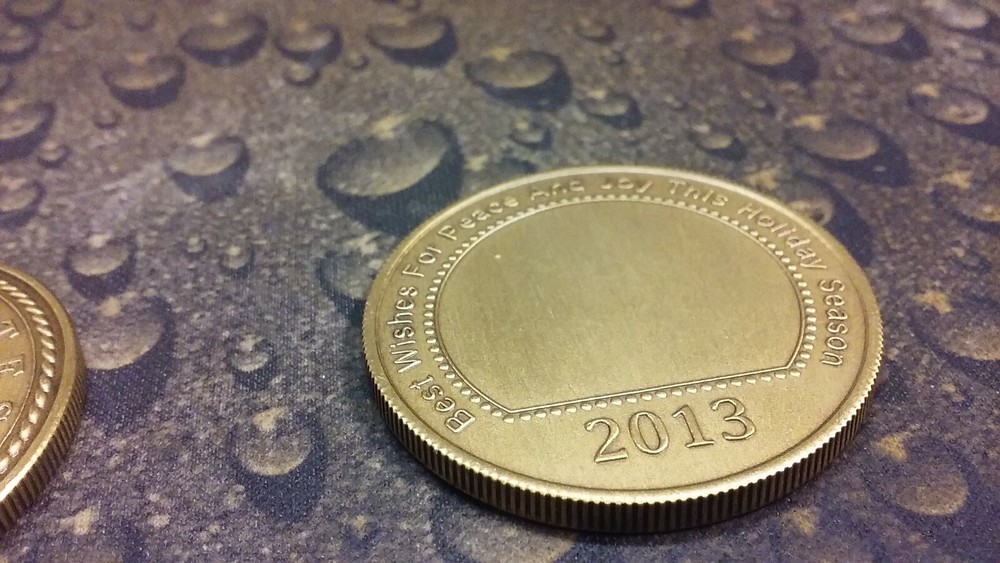 2013 Merry Christmas U.S. Navy coin