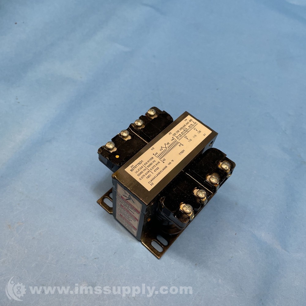 Square D 9070T75D1 Control Transformer FNOB