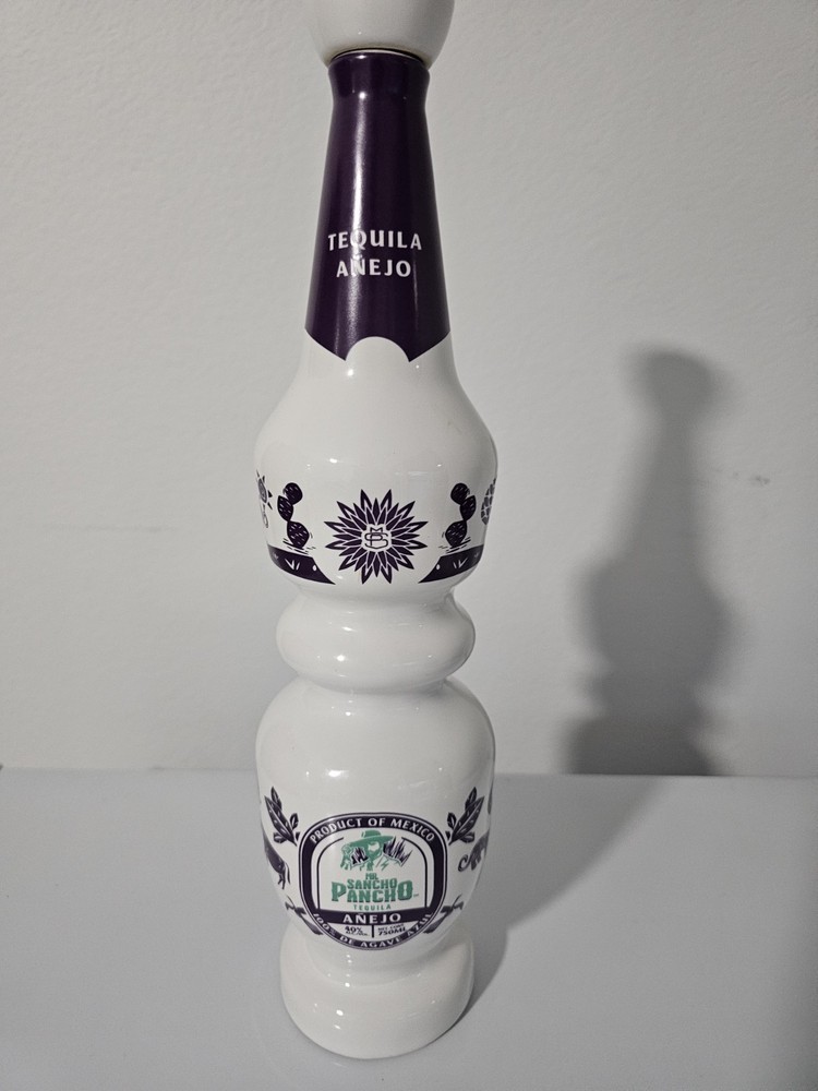 Mr Sancho Pancho Añejo Tequila Empty Bottles 750ml Tequila Añejo Bottle