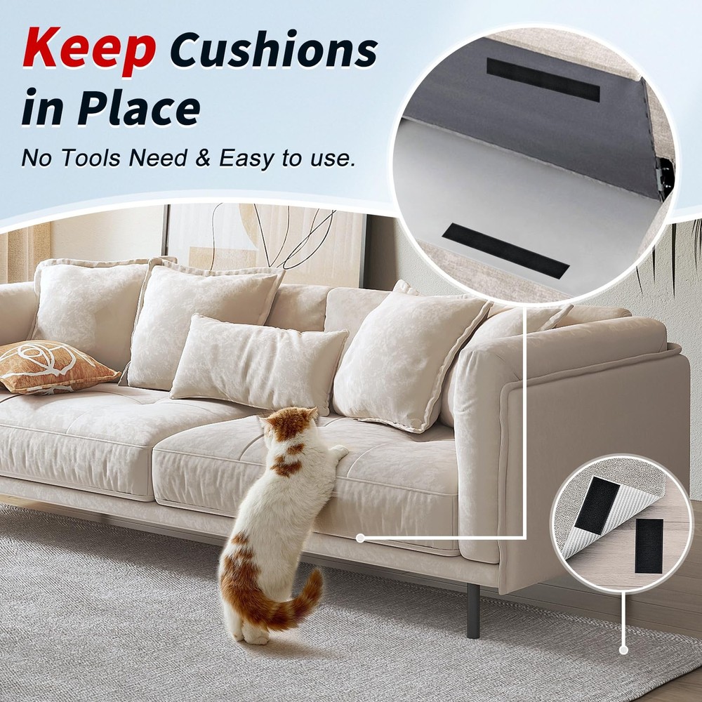 2 Inch x 15Ft Hook and Loop Strips with Adhesive, Double Sided Self Adhesive,...