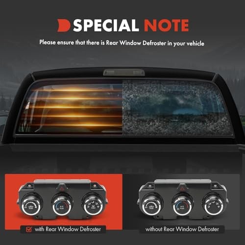 Heater Climate Control Panel Module Compatible with Ram 1500 2014-2018, 3500