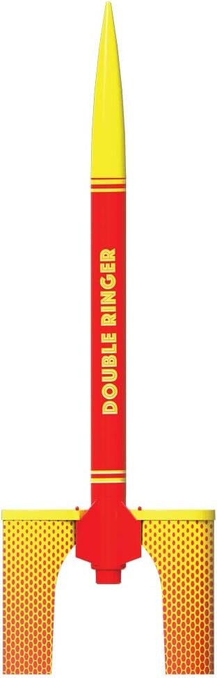 Estes Double Ringer Flying Model Rocket Kit | Easy to Build Beginner Rocket | Fu