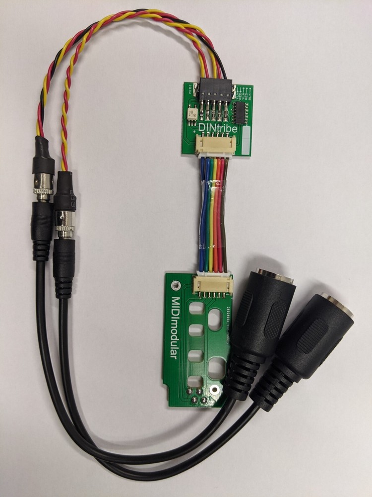 KORG Volca Modular solder-less MIDI i/o modification board