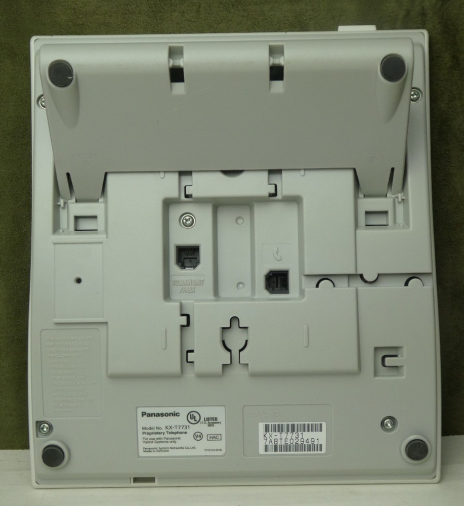 Panasonic KX-T7731 24 Button Advanced Hybrid System Display Phone - White